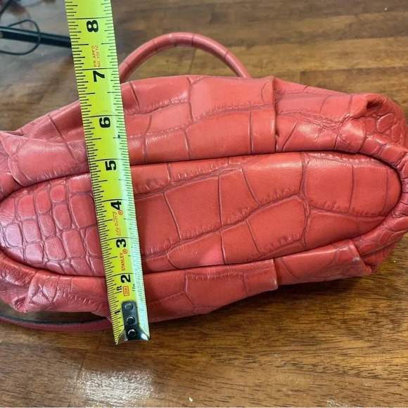 Coach Madison Sophia Croc Embossed Leather Satchel Crossbody Shoulder bag purse - Picture 11 of 16